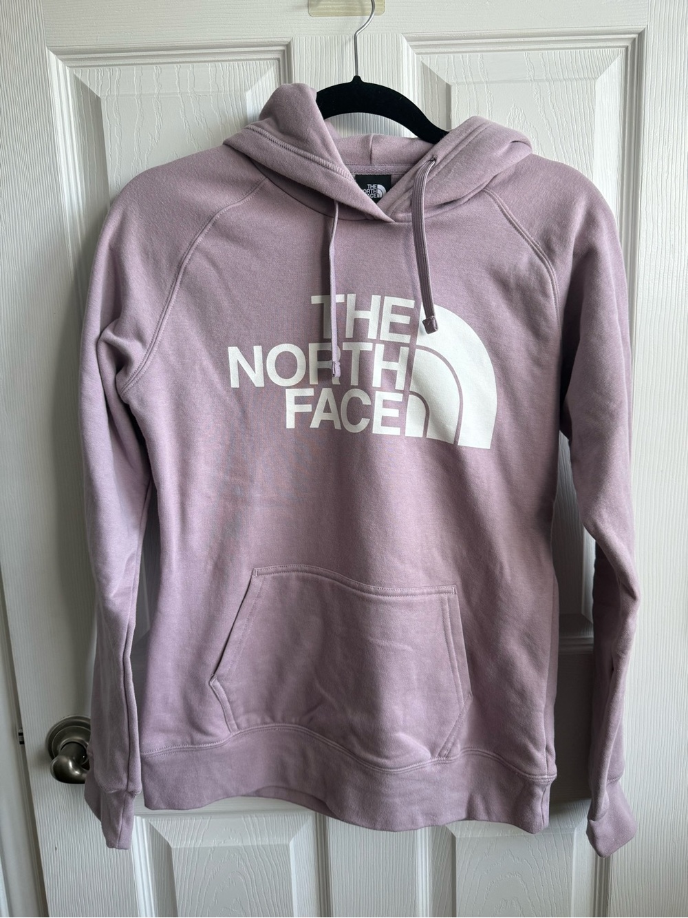 The North Face Ashen Purple Pullover Hoodie with White Logo